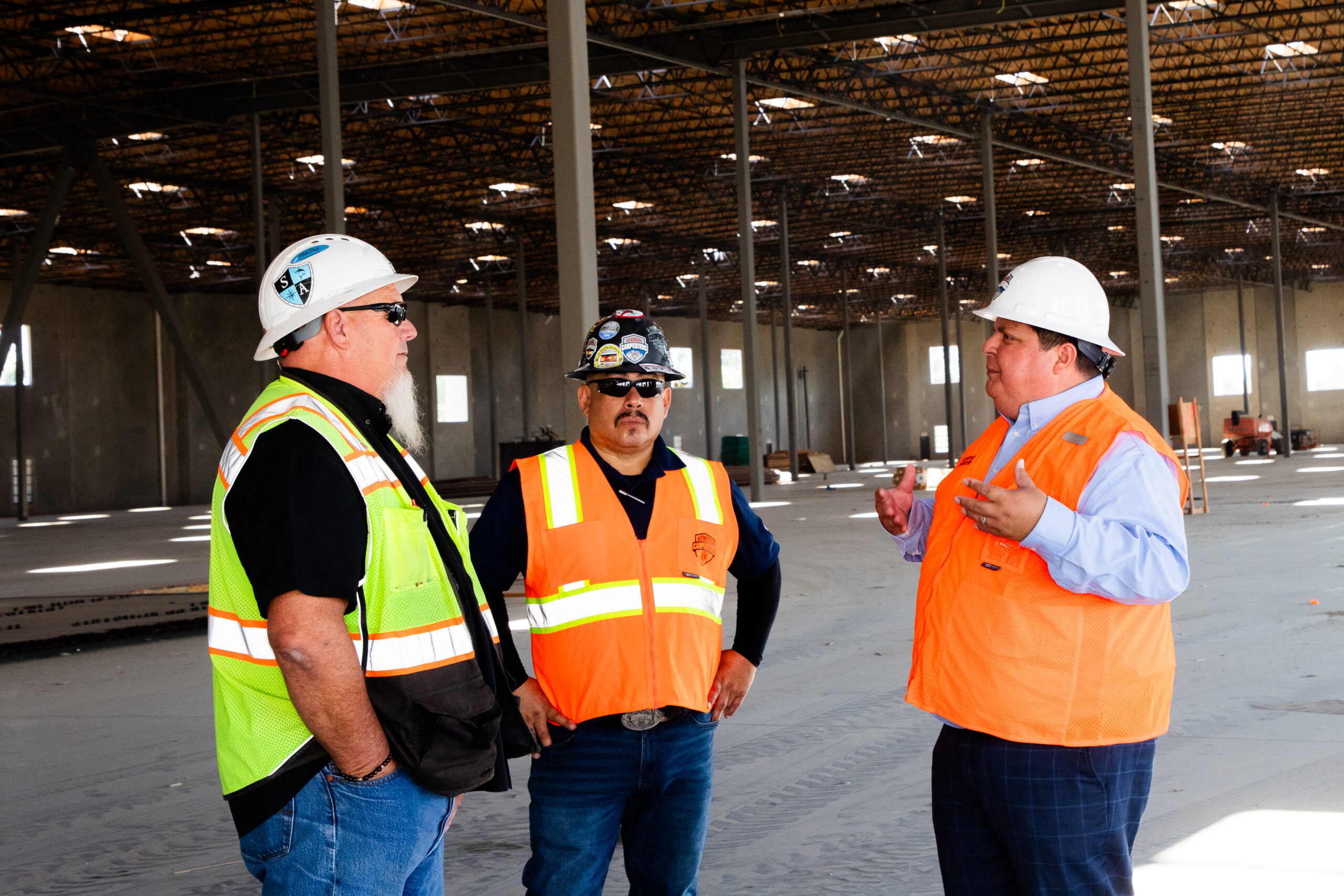 Council Member Rafael Trujillo visiting a site. 